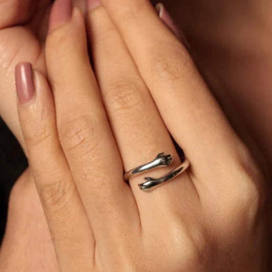Silver Hug Ring