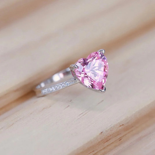 Endless Heart Crystal Ring